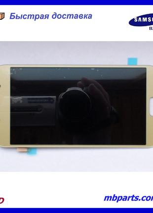 Дисплей с сенсором Samsung SM-A520 Galaxy A5 2017 OLED Gold!