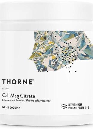 Кальций и Магний цитрат Thorne Research Cal-Mag Citrate, Effer...