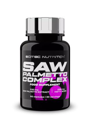 Бустер тестостерона Scitec Nutrition Saw Palmetto Complex 60 caps