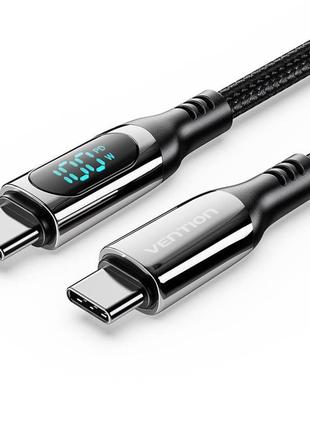 Кабель зарядный Vention USB 2.0 Type-C to Type-C 5A Cable With...