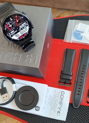 Смарт-часы Xiaomi Watch S1, официал., гарантия, идеал.+подарки.
