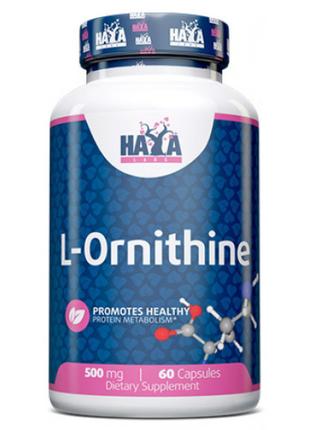 L-орнитин Haya Labs L-Ornithine 500 mg 60 Caps