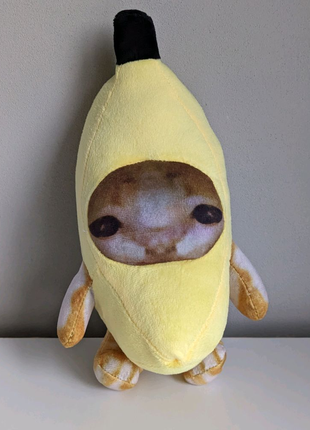 Кот банан. banana cat