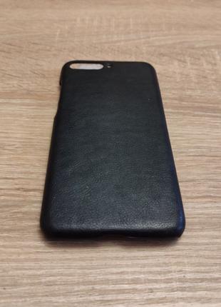 Чехол бампер Anomaly Leather Fit для Huawei Y6 2018 Black