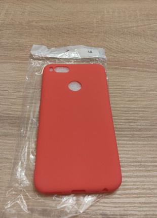 Силиконовый чехол для Xiaomi Mi A1 / Mi 5X красный