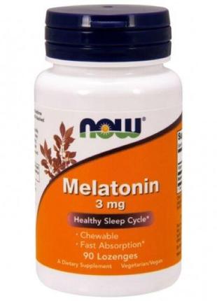 Мелатонин Now Melatonin 3mg 90 lozenges