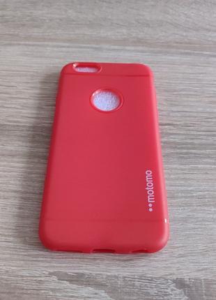 Силіконовий бамбер motomo для iPhone 6 Red