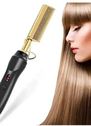 Расческа-выпрямитель для волос high heat brush, электро стайле...