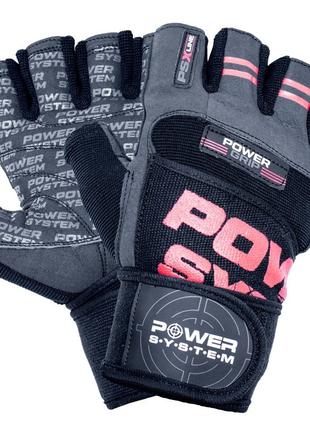 Рукавички для фітнесу Power System PS-2800 Power Grip Red M