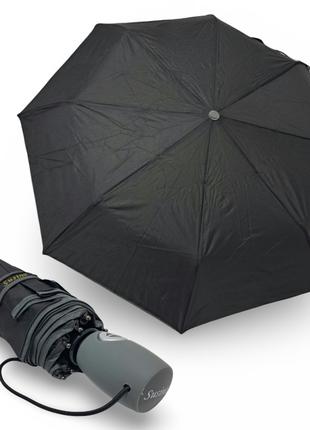 Складной зонт автомат Susino черный цветная ручка #0163014