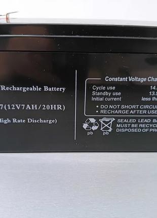 Акумулятор, батарея для ДБЖ(ИБП) 6fm7 (12v7ah/20hr)