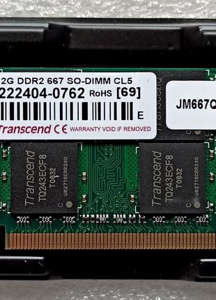 2 Gb DDR2-667 SO-Dimm Transcend