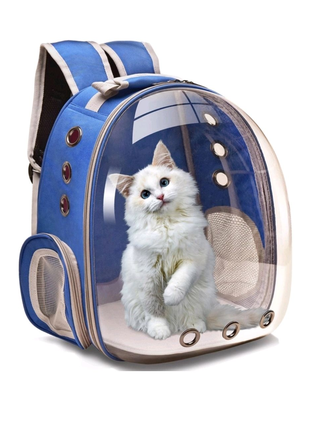 Рюкзак перенесення для котів та собак до 7 кг - сумка з прозорим