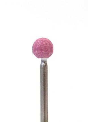 Насадка корундовая сфера розовая d 6 мм