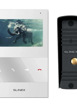 Комплект Slinex SQ-04(White)+ML-16НD(Black) Видеодомофоны Комп...