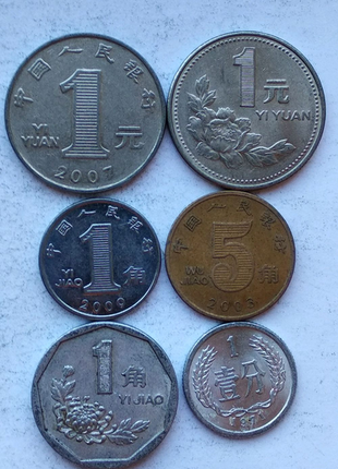 Набор монет Китая
