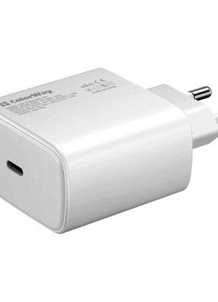 Зарядное устройство ColorWay Power Delivery Port PPS USB Type-...