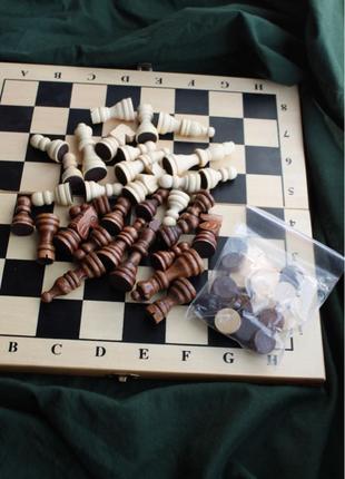 Дерев'яні шахи/шашки