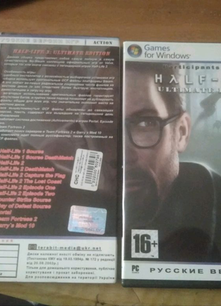 PC DVD game Half-life Ultimate Edition сборник 13in1