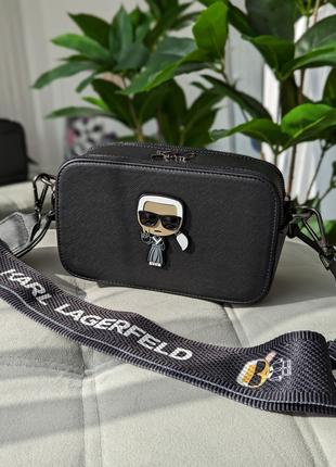 Жіноча сумка клатч Karl Lagerfeld Black