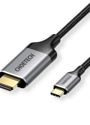Кабель мультимедийный USB-C to HDMI 1.8m 4K 60Hz Choetech (CH0...