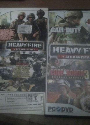 PC DVD 4в1 Heavy Fire,Правда о 9 роте,Code of Honor3,Call of Duty