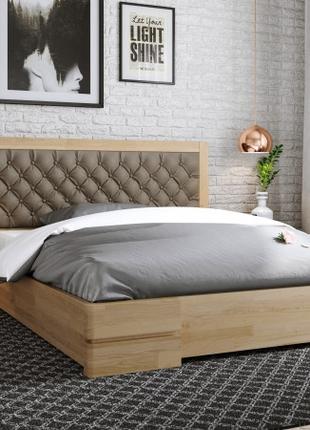 Двуспальная кровать из дуба Регина Люкс 160*200 см