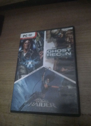 PC DVD game 3в1 Prey; Ghost Recon, Tomb Raider