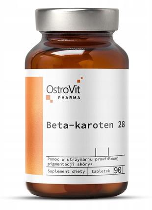 Бета-каротин Ostrovit Pharma Beta-karoten 28 90 tabs