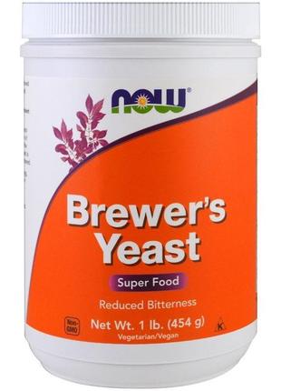 Пивные дрожжи NOW Brewer's Yeast Super Food 454 g