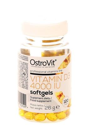 Витамин D3 Ostrovit Vitamin D3 4000 120caps