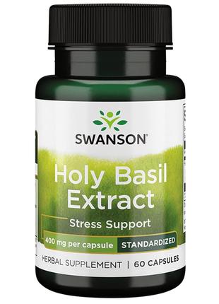 Экстракт базилика Swanson Holy Basil Extract , 400 mg , 60 Veg...
