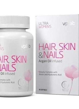 VpLAb Ultra Women's Hair, Skin & Nails №90 м'яких капсул