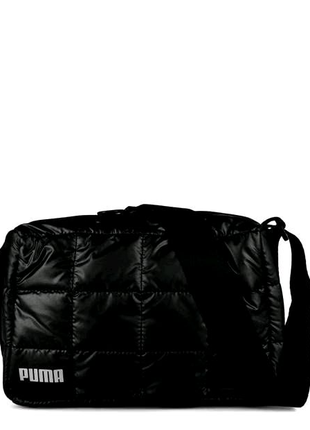 Оригінал puma metall shoulder bag black, сумка жіноча