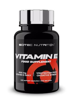 Витамины и минералы Scitec Vitamin E, 100 капсул