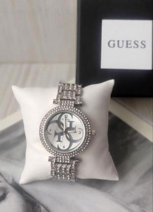 Наручные женские часы Guess со стразами