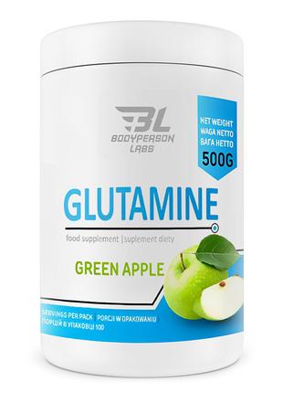 L-глютамин Bodyperson Labs Glutamine 500 g (Apple)