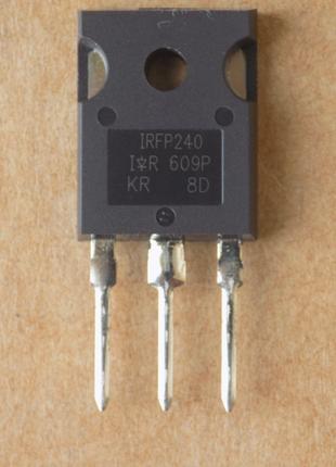 Транзистор IR IRFP240 оригінал (200V,20A,150W,0.18 R) , TO247