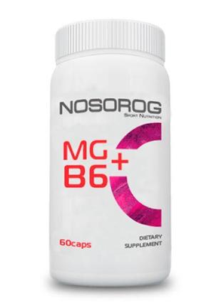 Магний + Витамин B6 Nosorog Nutrition Mg+B6 90табл