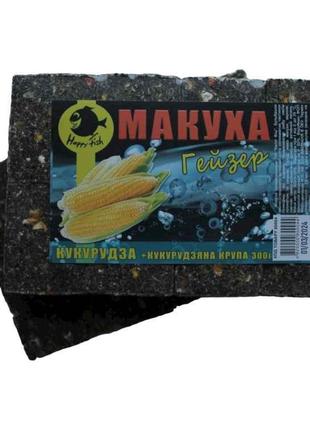 Макуха пресована кукурудза 310г ГЕЙЗЕР 80004 ТМ HAPPY FISH