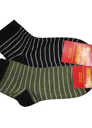 Шкарпетки жіночi смужка р.23-25 12пар ТМ Житомир
