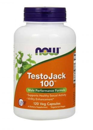 Репродуктивное здоровье мужчин Now TestoJack 100 120 caps