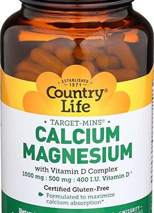 Кальцій магній Calcium Magnesium with Vitamin D3 120 caps