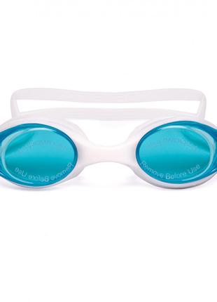 Очки для плавания подростковые J8220-3. Цвет голубой.