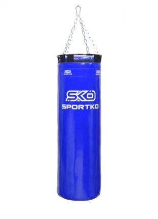 Мішок боксерський PVC "Класик" 85 см із кільцем колір синій