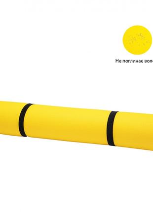 Коврик спортивный IVN 1800х600х5мм желтый