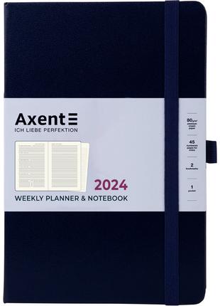 Еженедельник 2024 Axent Prime Strong 8507-24-02-A, 145x210 мм,...