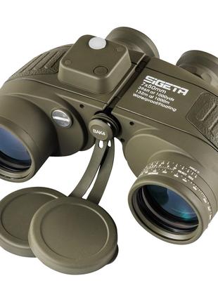 Бінокль SIGETA Admiral 7x50 Military floating/compass/reticle ...