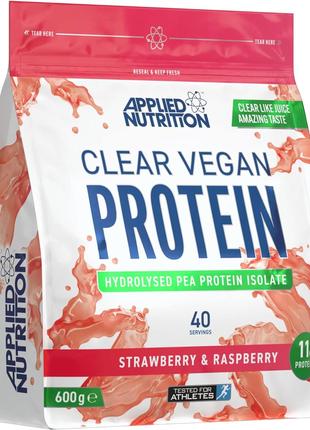 Clear Vegan Protein Hydrolyzed Pea Protein Isolate (Strawberry...