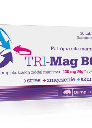 Магній та Вітамін В6 Olimp TRI-Mag B6 30 caps